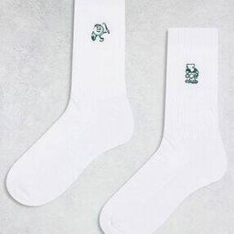 Men Pack of 2 Socks with Golf Embroidery-image-89