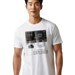 Men Graphic Regular Fit Crew- Neck T-Shirt-image-11