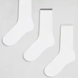 Set of 3 Sports Socks with Tipping Detail-image-5