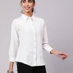 Shirt with Spread Collar-image-35