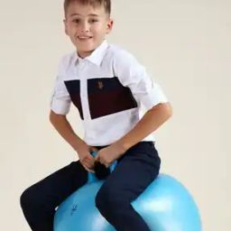 Boys Colourblock Regular Fit Cotton Shirt-picture-41