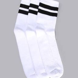 3 Pack Terry Ankle-Socks with Stripes-15