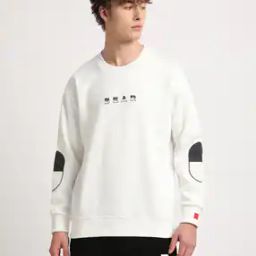 Men Typographic Print Relaxed Fit Sweatshirt-image-21