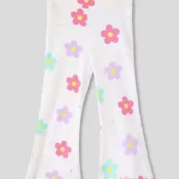 All Over Print Straight Ribbed Trouser-image-8