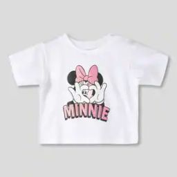 Minnie Mouse Print Boxy Fit T-Shirt-image-57