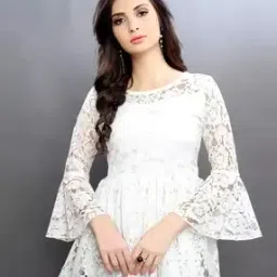 Women Round-Neck Flared Tunic-image-25