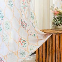 Pack Of 2 Floral Printed Door Curtains-26