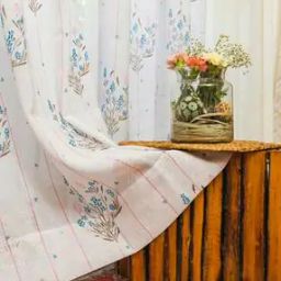 Pack Of 2 Floral Printed Door Curtains-image-14