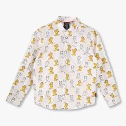 Boys Garfield Print Tailored Fit Shirt-image-52