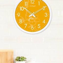 random Floral Print Round Analogue Wall Clock-picture-3