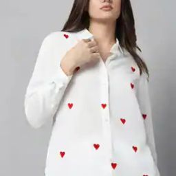 Women Regular Fit Embroidery Shirt-image-48