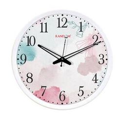 Floral Print Round Shaped Wall Clock-picture-20