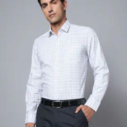 Men Checked Slim Fit Shirt with Patch Pocket-image-76
