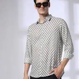 Men Printed Slim Fit Shirt-image-96