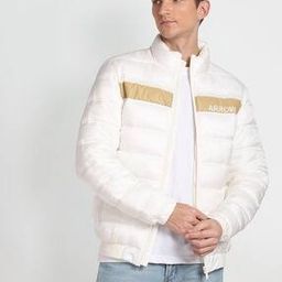 Men Quilted Regular Fit Zip-Front Puffer Jacket-image-67