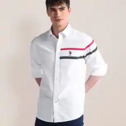 Men Striped Regular Fit Shirt-4