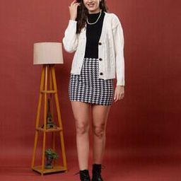 Women Full Length Sleeve Sweater Dress-image-25