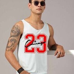 Men Numeric Print Round-Neck Vest-picture-7