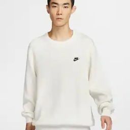 Men Regular Fit Crew-Neck Sweatshirt with Logo Embroidery-image-90
