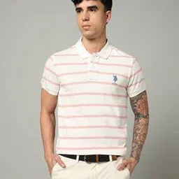 u.s. polo assn. Men Yarn-Dyed Striped Slim Fit Polo T-Shirt-picture-6