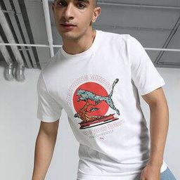 puma Men Graphic Print Bonsai Regular Fit Crew-Neck T-Shirt-picture-17