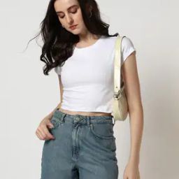 Women Slim Fit Round-Neck T-Shirt-image-31