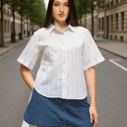 Women Striped Relaxed Fit Shirt-image-48