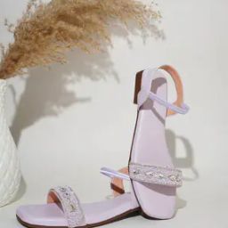 Women Embellished Slingback Flat Sandals-34
