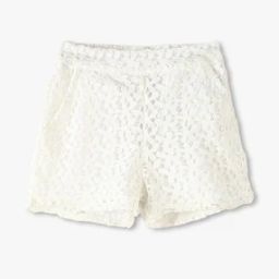 Girls Crochet Slim Fit Shorts-picture-18