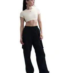 Women Zenvy Rib Padded Sports Bra-image-4