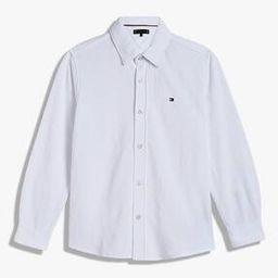 tommy hilfiger Boys Ribbed Regular Fit Shirt-picture-36