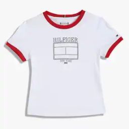 Girls Brand Print Slim Fit Round-Neck T-Shirt-picture-52
