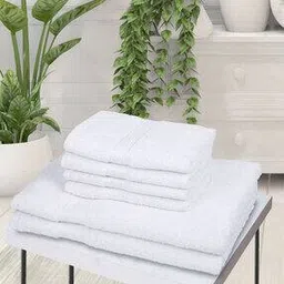 Set of 6 Quick-Dry Cotton Towels-image-14