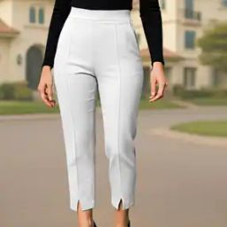 Women High-Rise Slim Fit Pants-picture-52