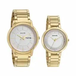 His & Her Couple Analogue Watch Set-image-87