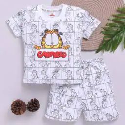 Infants Graphic Print T-Shirt & Shorts Set-picture-18