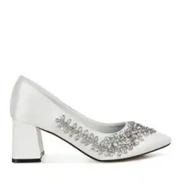 Women Heeled Sandals with Satin Upper-image-116