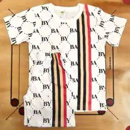 Boys Typographic Print Shorts & T-Shirts Set-picture-22
