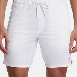 Mid-Rise Shorts with Drawstring Waist-picture-11