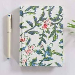 Hand Block Printed Fabric Journal Notebook -image-36