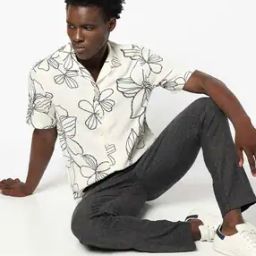 Men Embroidered Regular Fit Shirt-12