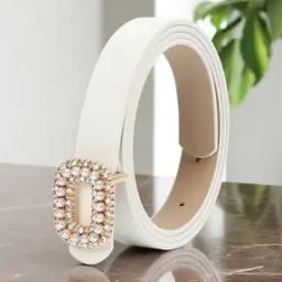 Women Slim Belt with Push-Pin Closure-image-46