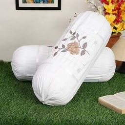 Set of 2 Embroidered Bolster Covers-30