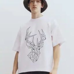 Men Graphic Print Oversized Fit Crew-Neck T-Shirt-image-16