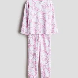 Girls Self-design Loungewear Set-picture-32