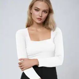 Women Regular Fit Square-Neck Top-image-98
