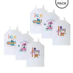 Pack of 6 Cartoon Print Inner Wear Sets-8