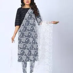 m7t Women Embroidered Soft Net Dupatta-picture-0