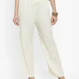 Solid Straight Palazzos with Drawstring Waist-picture-42