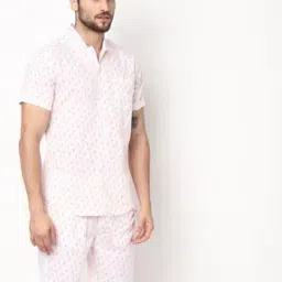 Printed Shirt with Shorts-49